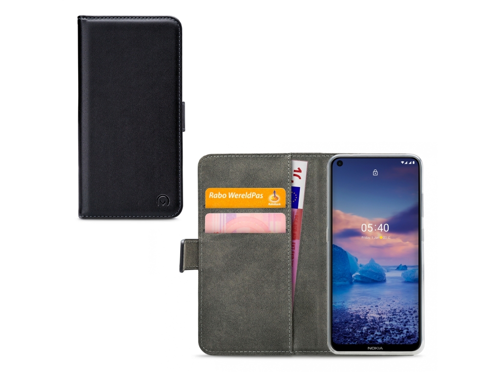 Mobilize Classic Gelly Wallet Book Case Nokia 5.4 Black