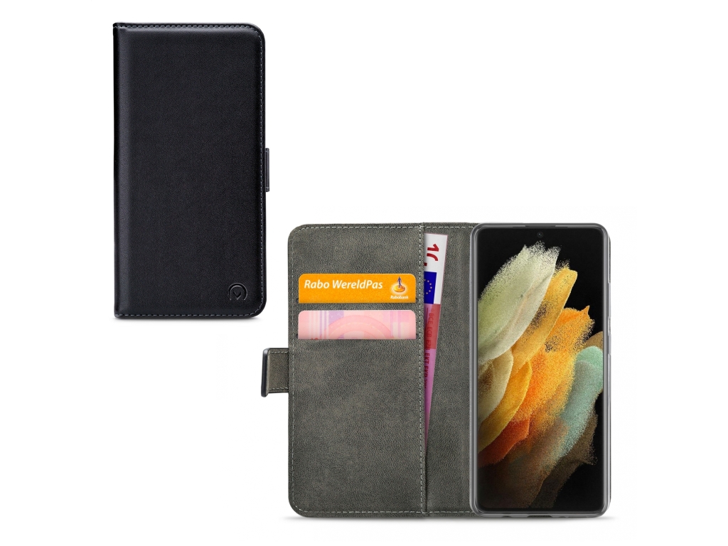 Mobilize Classic Gelly Wallet Book Case Samsung Galaxy S21 Ultra 5G Black