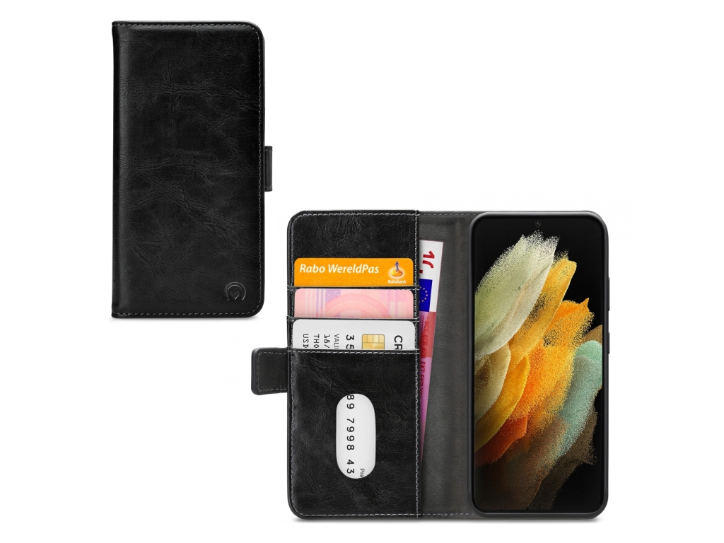 Mobilize Elite Gelly Wallet Book Case Samsung Galaxy S21 Ultra 5G Black