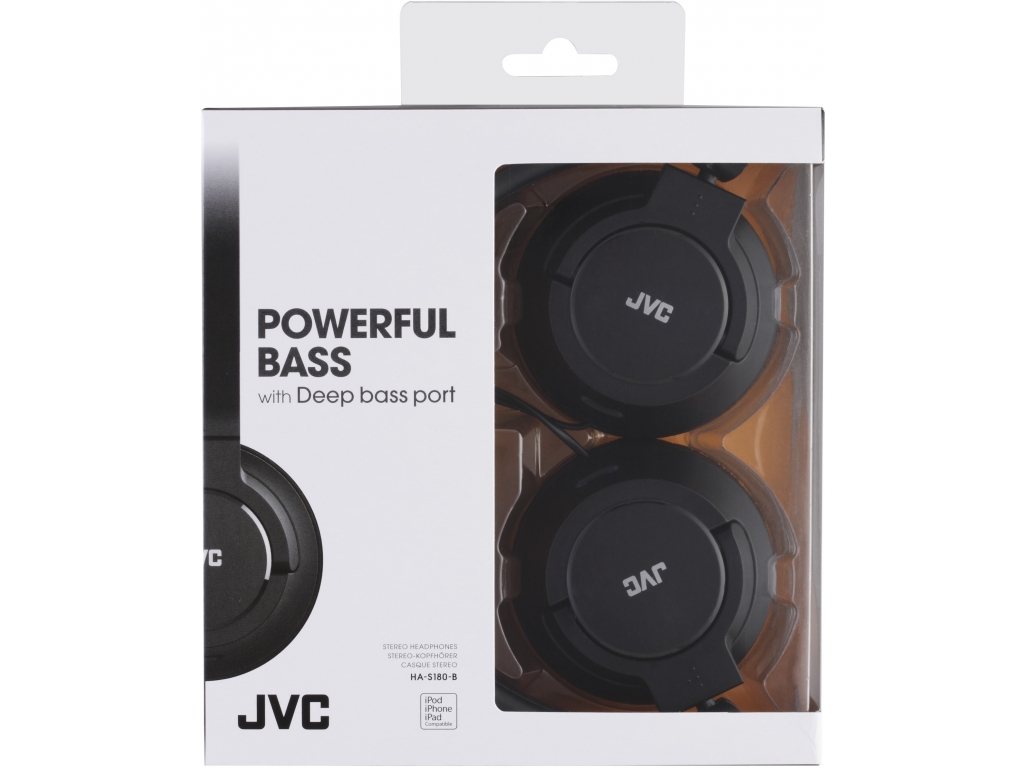 HA-S180-B JVC Light Weight Headset Black