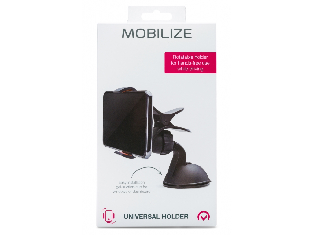 Mobilize Universal Car Holder Window Dashboard Black