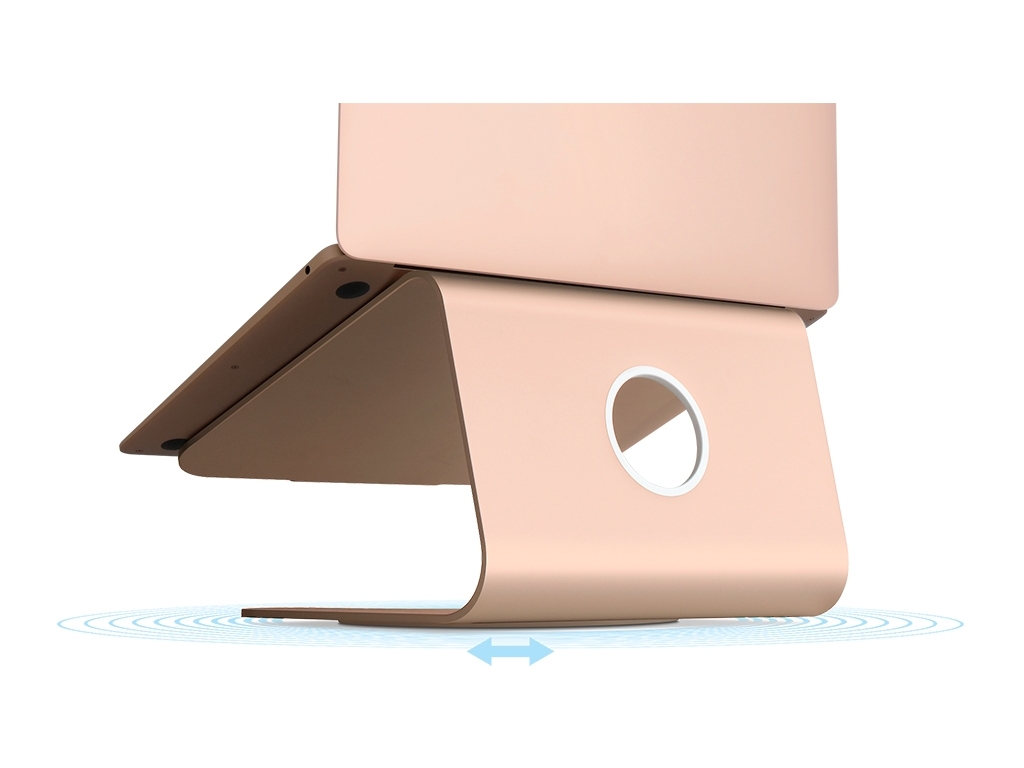 Rain Design mStand 360 Laptop Stand + Swivel Base Rose Gold