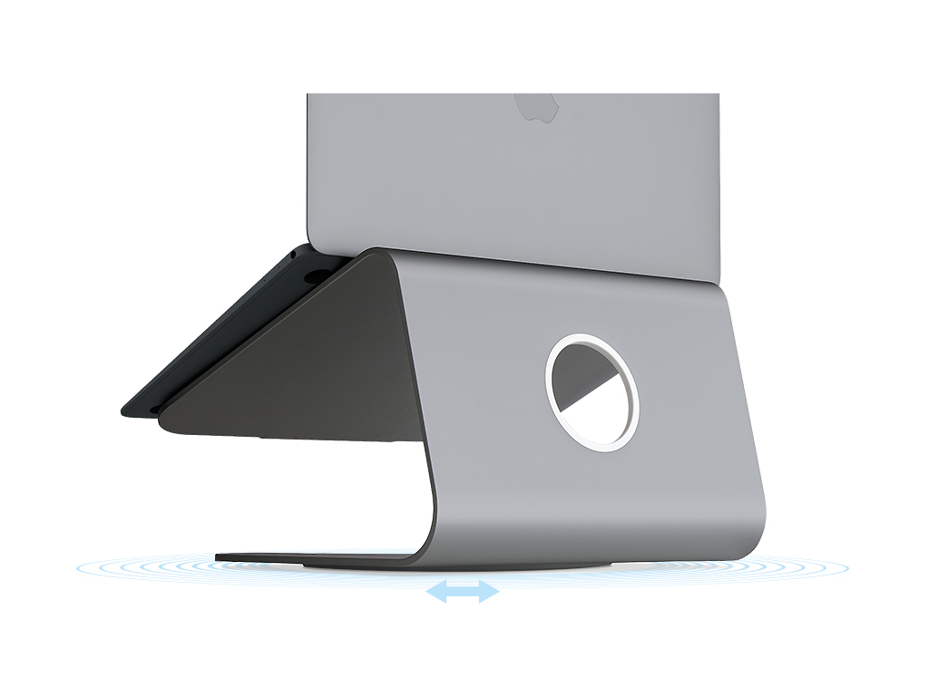 Rain Design mStand 360 Laptop Stand + Swivel Base Space Grey