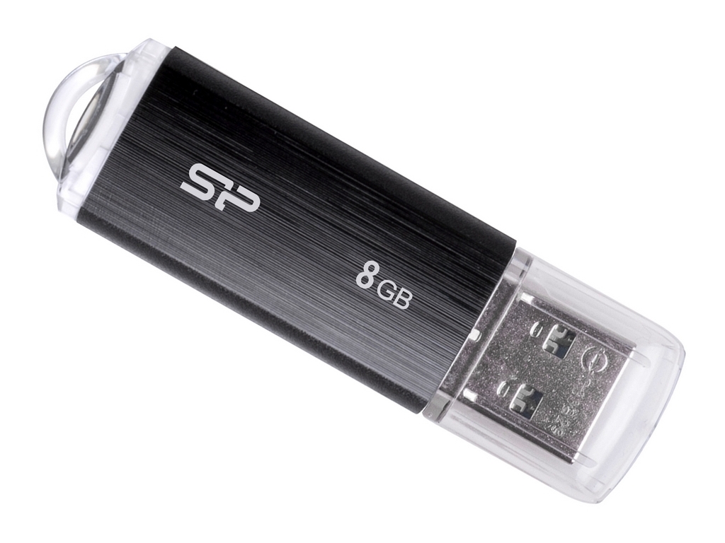 Silicon Power U02 Ultima USB Pendrive 8GB USB 2.0 Black