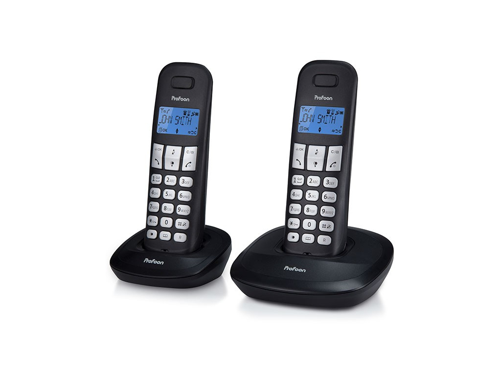 PDX-1120 Profoon DECT Telefoon Duo Black