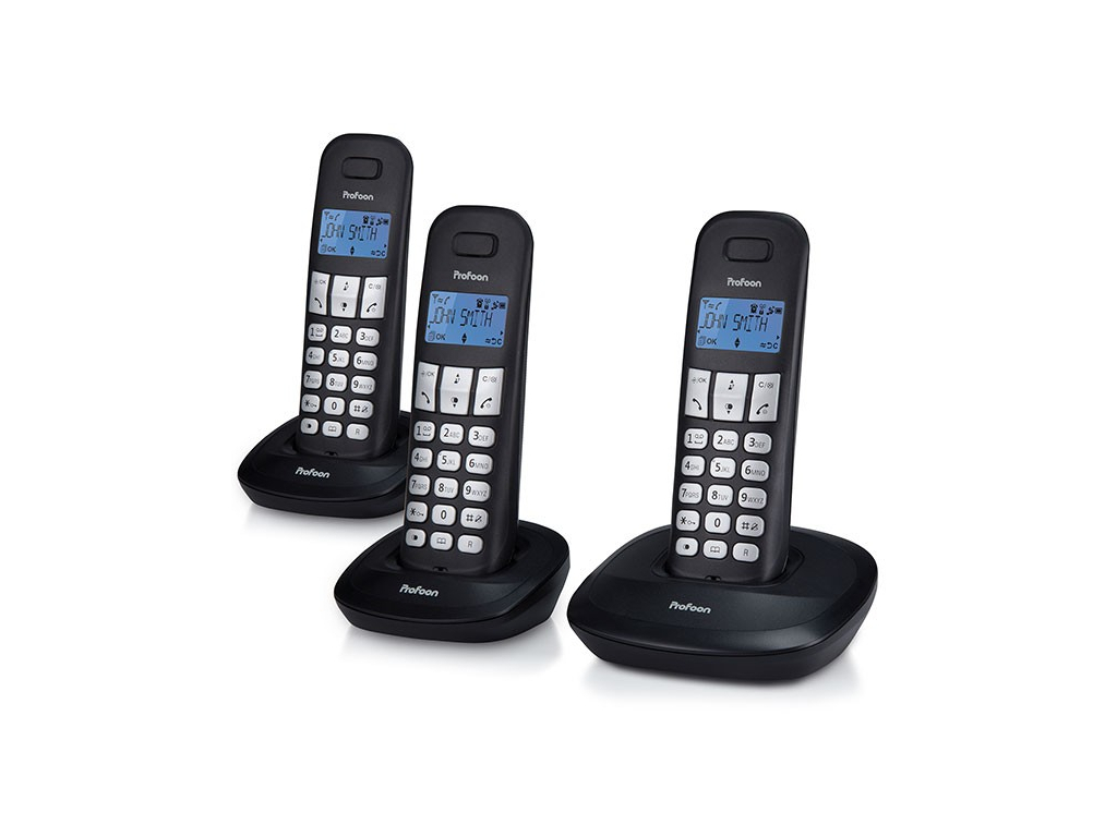 PDX-1130 Profoon DECT Telefoon Triple Black