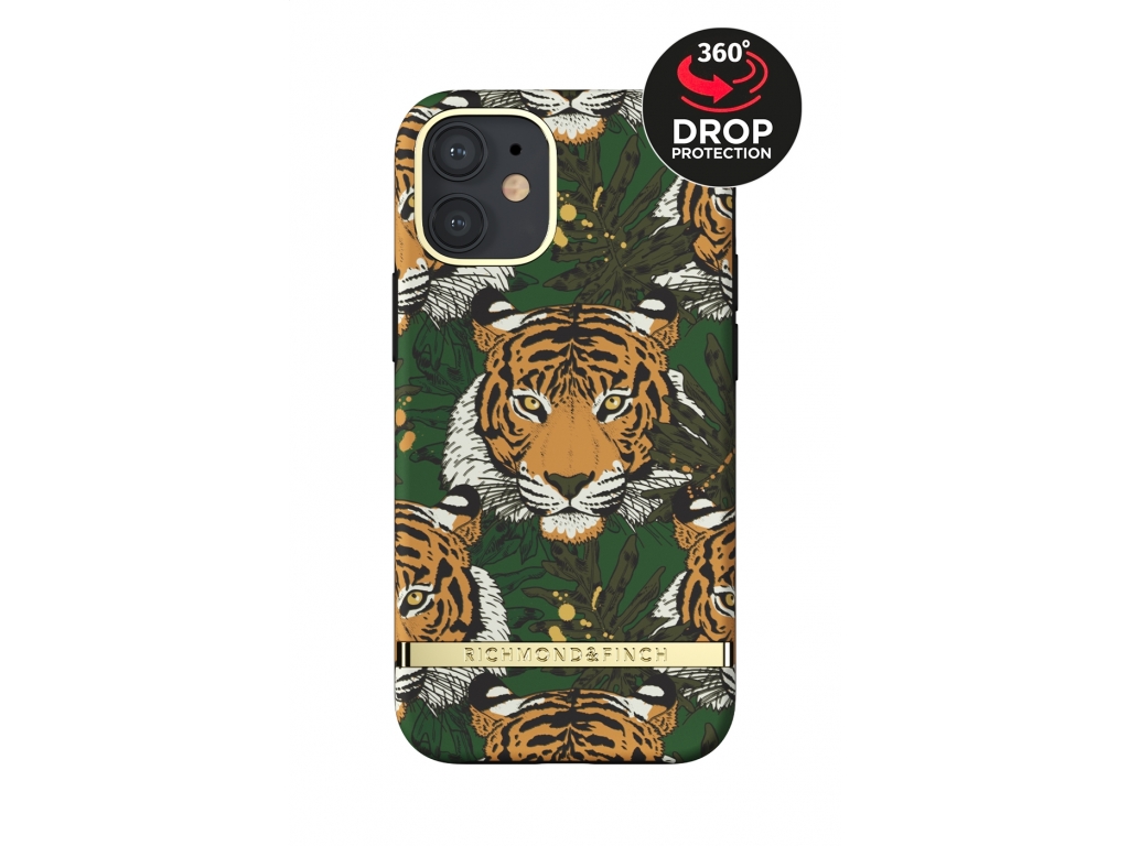 Richmond & Finch Freedom Series One-Piece Apple iPhone 12 Mini Green Tiger