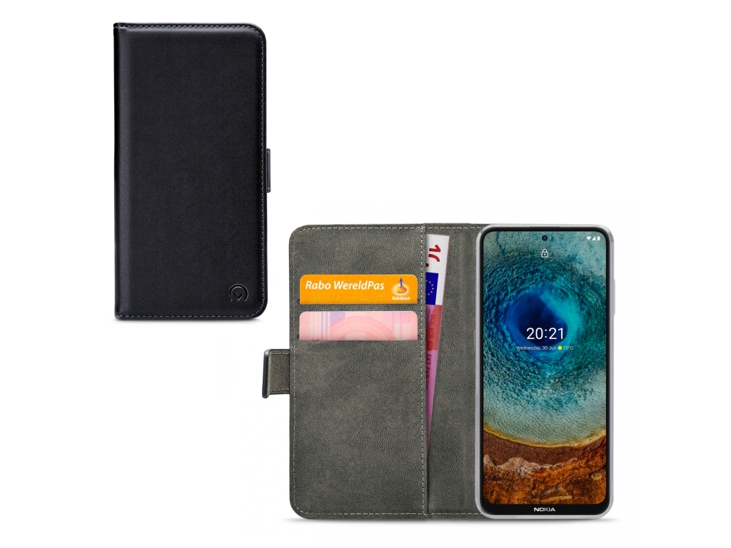 Mobilize Classic Gelly Wallet Book Case Nokia X10/X20 Black