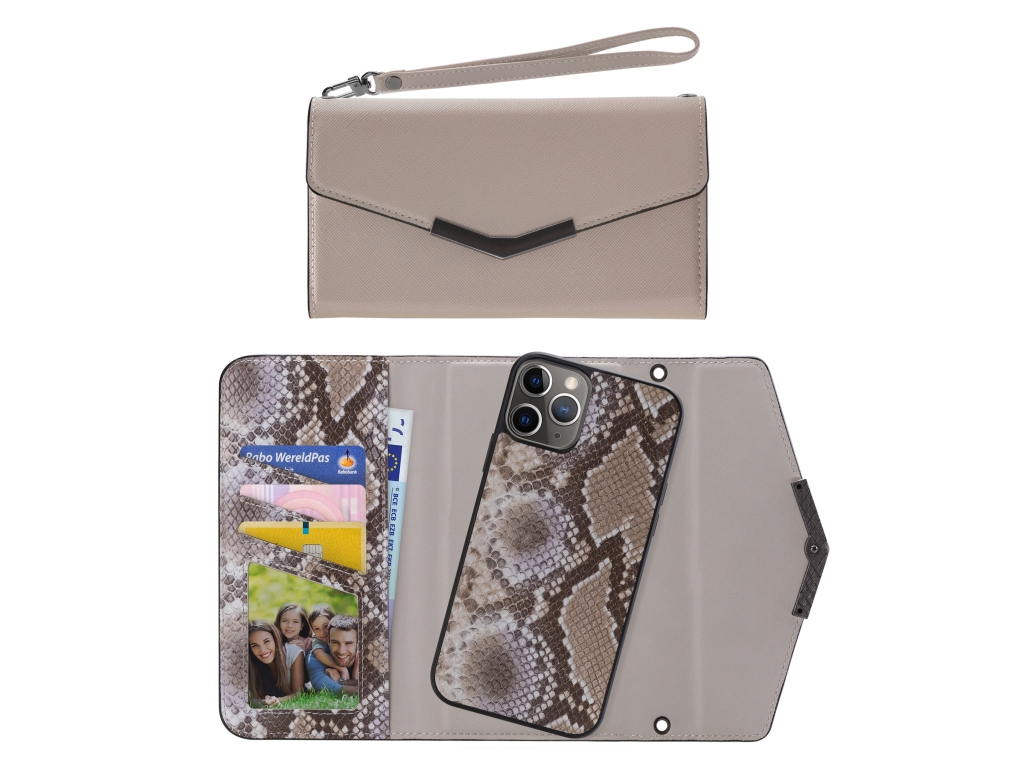 Mobilize 2in1 Elegant Magnet Clutch Apple iPhone 11 Pro Beige Snake