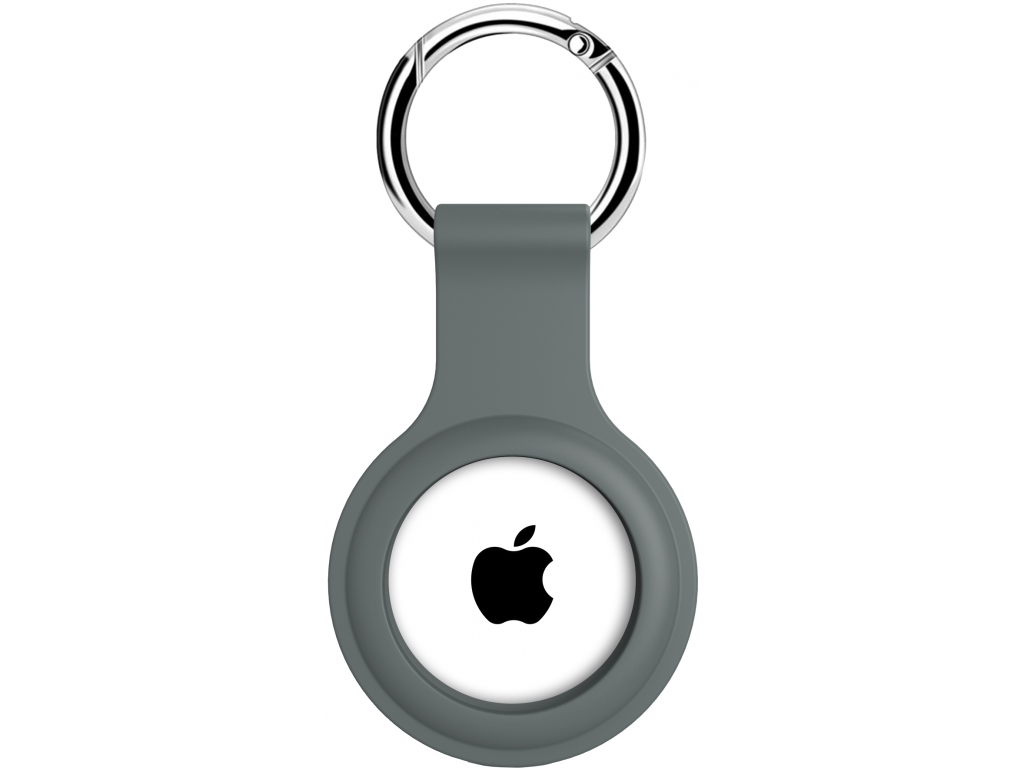 Xccess Silicon Airtag Keychain Advanced Ash