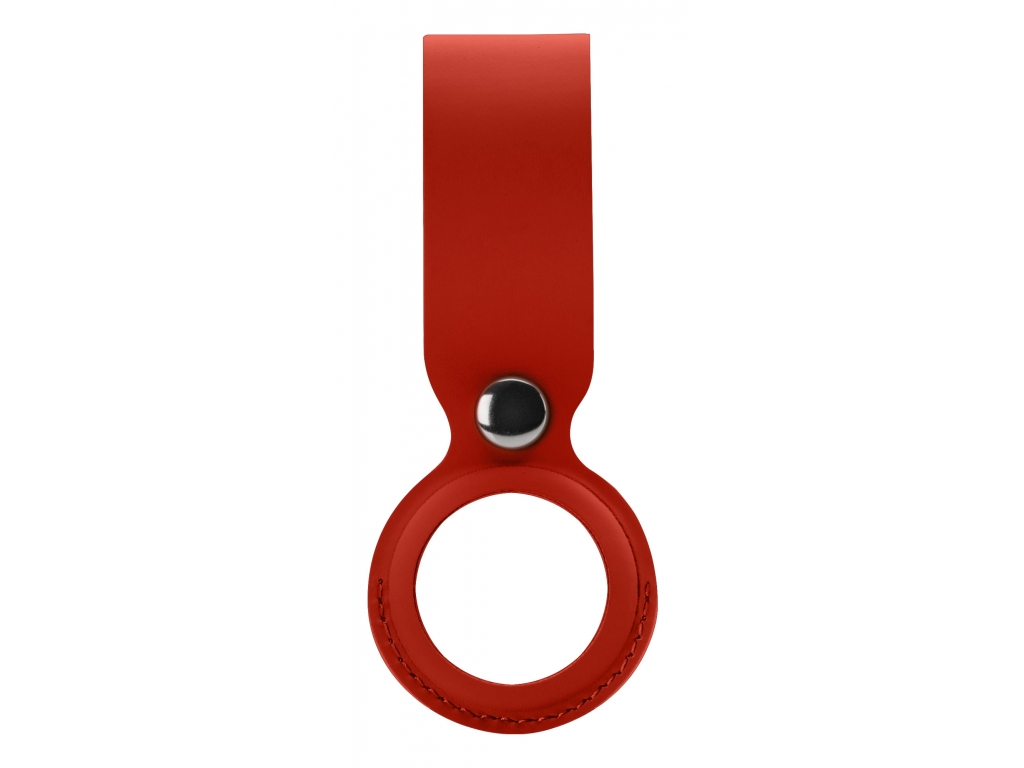 Xccess PU Leather Airtag Loop Red