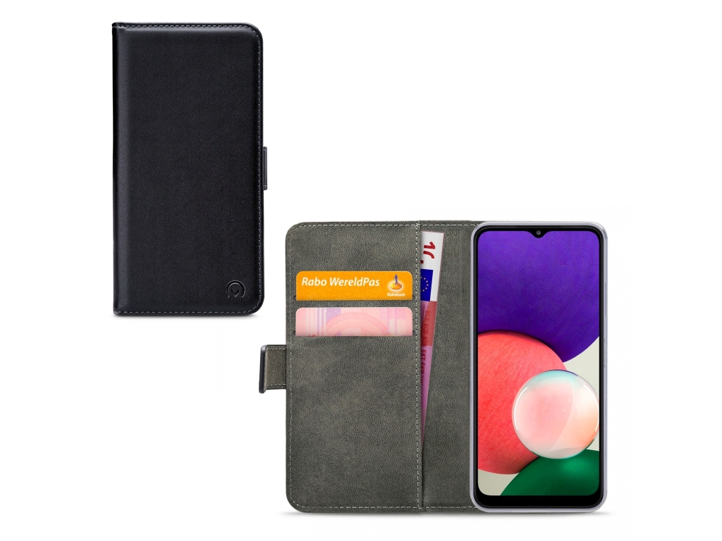 Mobilize Classic Gelly Wallet Book Case Samsung Galaxy A22 5G Black