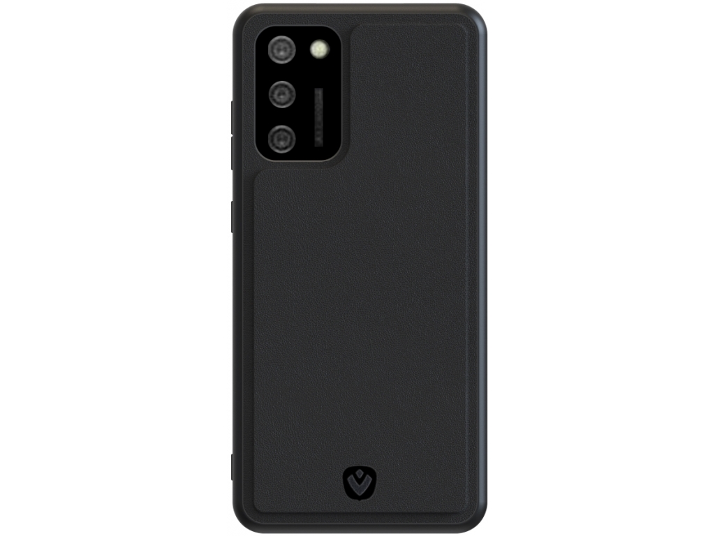 Valenta Leather Back Cover Snap Samsung Galaxy A02s Black