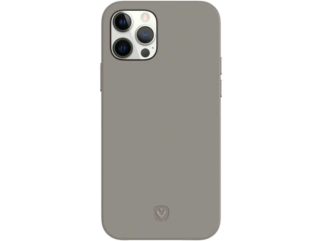 Valenta Leather Back Cover Snap Luxe Apple iPhone 12/12 Pro Grey