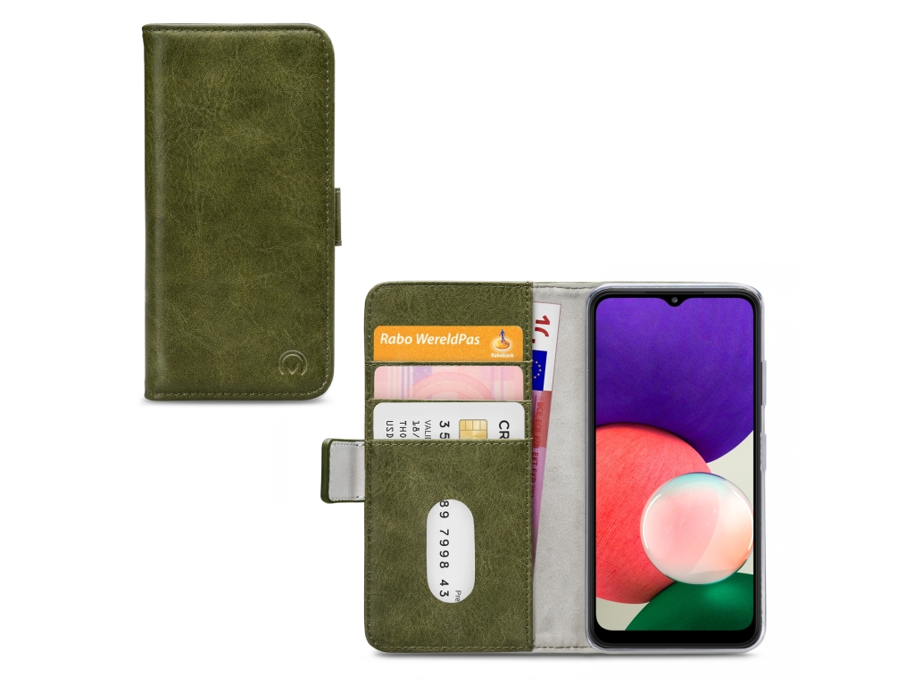 Mobilize Elite Gelly Wallet Book Case Samsung Galaxy A22 5G Green