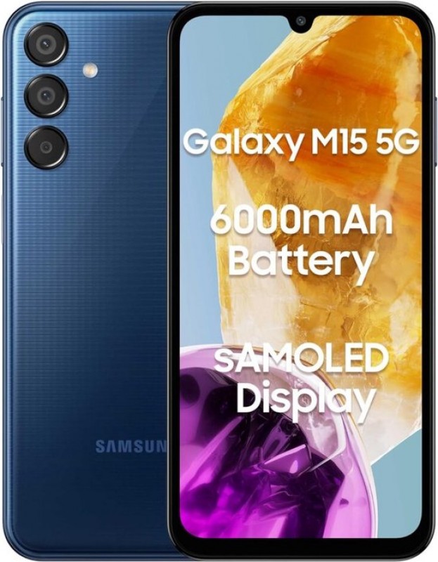 Galaxy M15 5G 128GB Dark Blue Grade Nieuw 