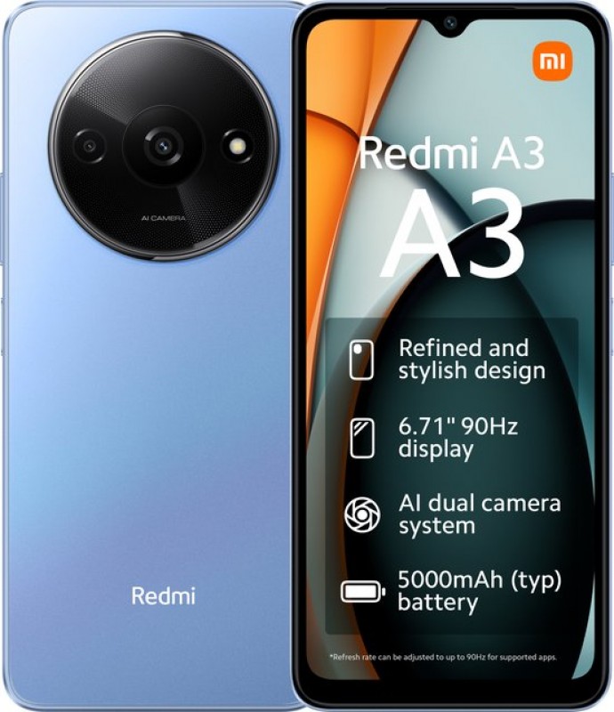 Redmi A3 64GB Blue Grade Nieuw 