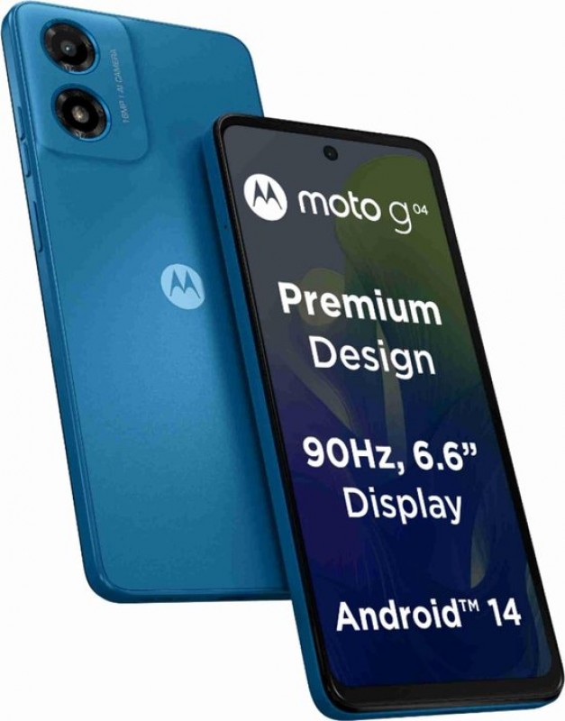 Moto G04 4G 64GB Blue Grade Nieuw 