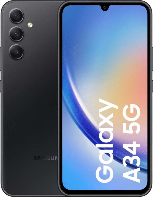 Galaxy A34 5G A346 dualsim 256GB Black Grade Nieuw 