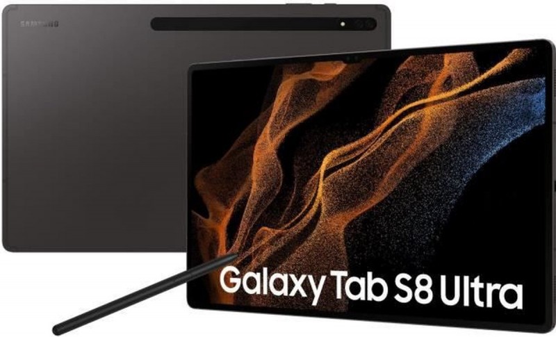 Galaxy Tab S8 Ultra WiFi X900 256GB Black Grade Nieuw 