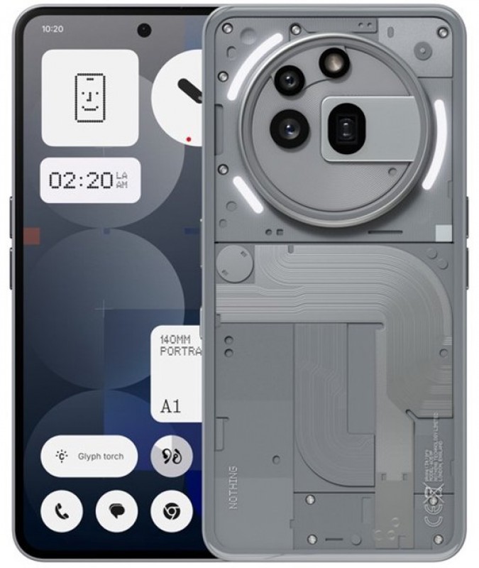 Nothing Phone (3a) Pro 256GB Grey Grade Nieuw 