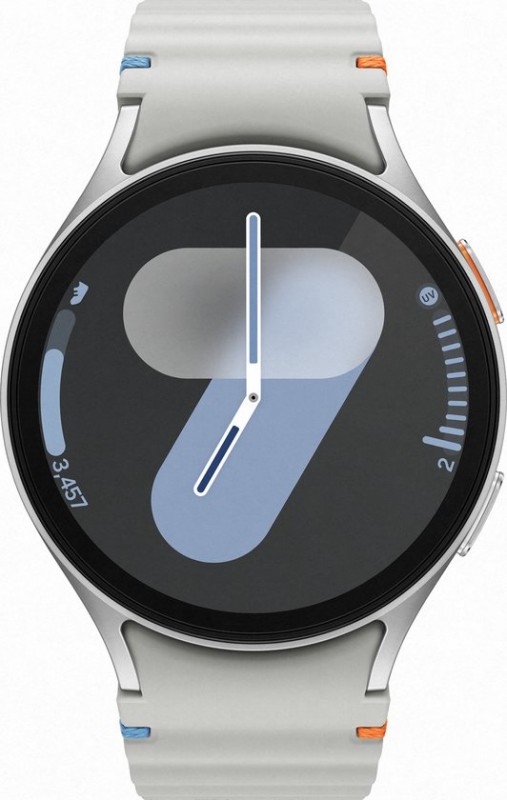 Samsung Galaxy Watch 7 4G 44mm Zilver (Zilveren Rubberen Band)