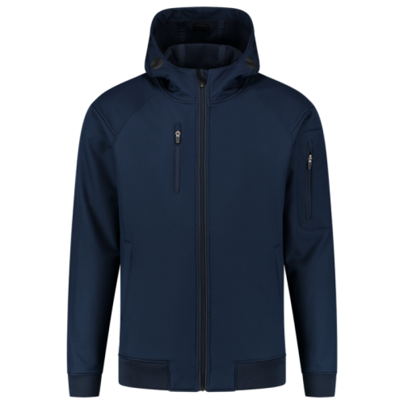 Softshell Bomber Capuchon RE2050 Blue XS