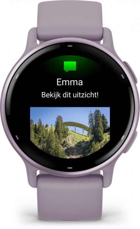 Garmin Vivoactive 5 Paars (Paarse Siliconenband)