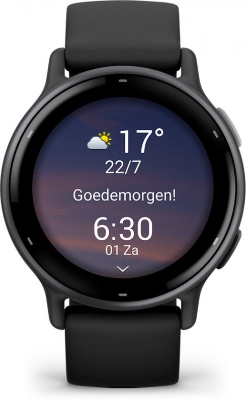 Garmin Vivoactive 5 Zwart (Zwarte Siliconenband)