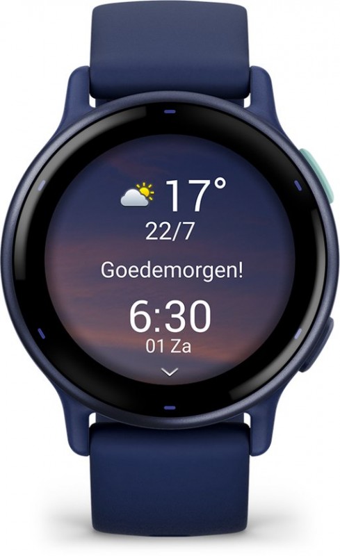 Garmin Vivoactive 5 Blauw (Blauwe Siliconenband)