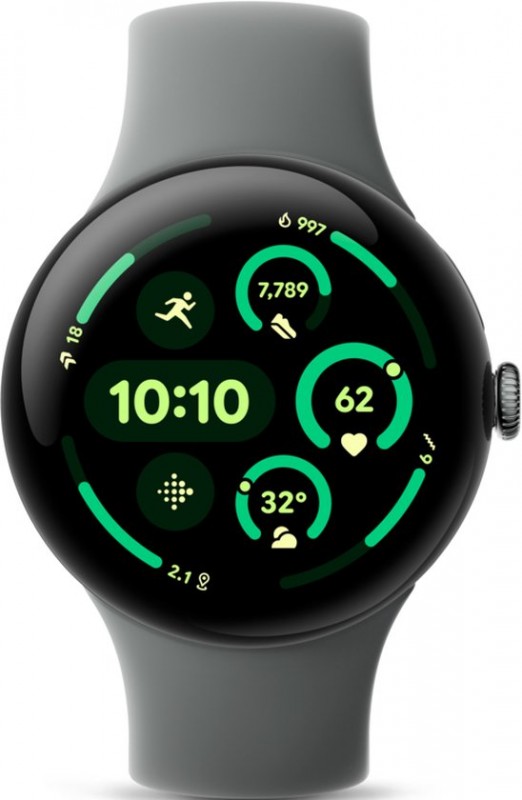 Google Pixel Watch 3 45mm Grijs (Grijze Band)